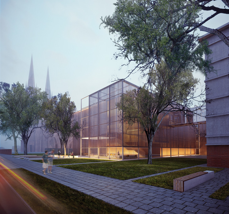 1 Ecole de musique à Rybnik / Pologne - salle de concert, projet réalisé en association momentanée avec Piw-Paw Architekci Sàrl (Pologne) et Archibureau Pawlowski Sàrl (Luxembourg) - 3ème prix 1 Ecole de musique à Rybnik / Pologne - salle de concert, projet réalisé en association momentanée avec Piw-Paw Architekci Sàrl (Pologne) et Archibureau Pawlowski Sàrl (Luxembourg) - 3ème prix