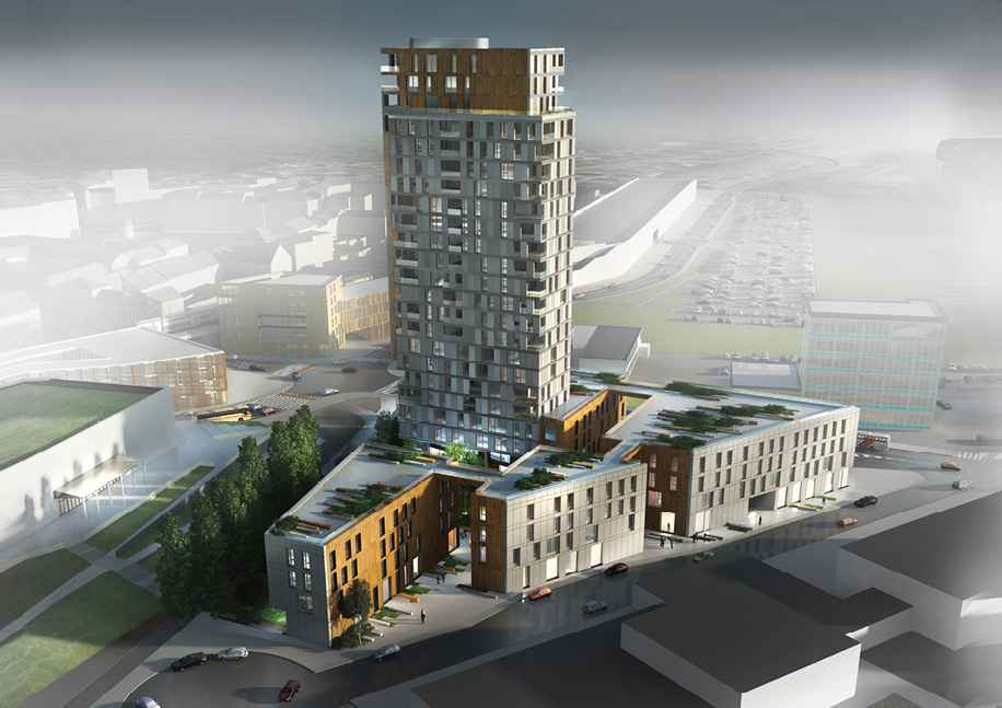 3 Entrée en ville - Tower à Differdange, Concours 3 Entrée en ville - Tower à Differdange, Concours