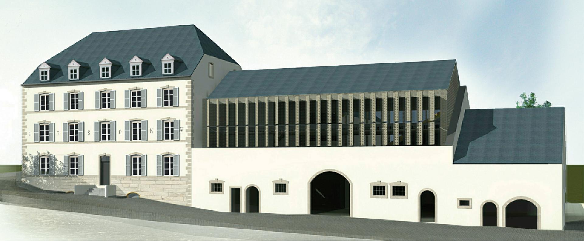 1 Esquisse pour la rénovation d’une ferme classée, Roodt-sur-Syre 1 Esquisse pour la rénovation d’une ferme classée, Roodt-sur-Syre