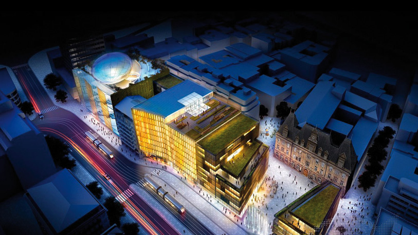 5. Secteur administratif Royal Hamilius (Luxembourg) Bureau d’architecture : FOSTER & PARTNERS / TETRA KAYSER 5. Secteur administratif Royal Hamilius (Luxembourg) Bureau d’architecture : FOSTER & PARTNERS / TETRA KAYSER