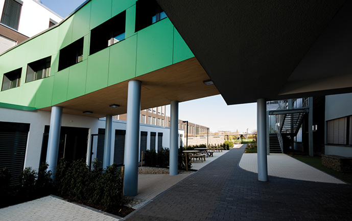 2 Construction d’un bâtiment scolaire de liaison incluant un amphithéâtre à Hamm 2 Construction d’un bâtiment scolaire de liaison incluant un amphithéâtre à Hamm