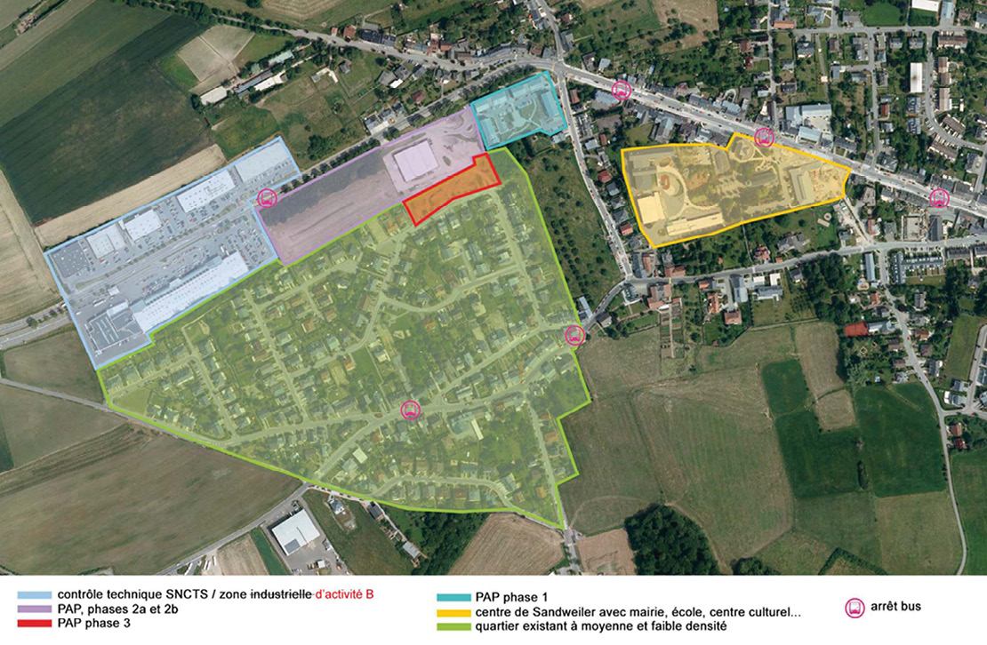 5 plan d’aménagement particulier «Am Schrendel» à Sandweiler en associaton avec TEISEN-GIESLER architectes 5 plan d’aménagement particulier «Am Schrendel» à Sandweiler en associaton avec TEISEN-GIESLER architectes