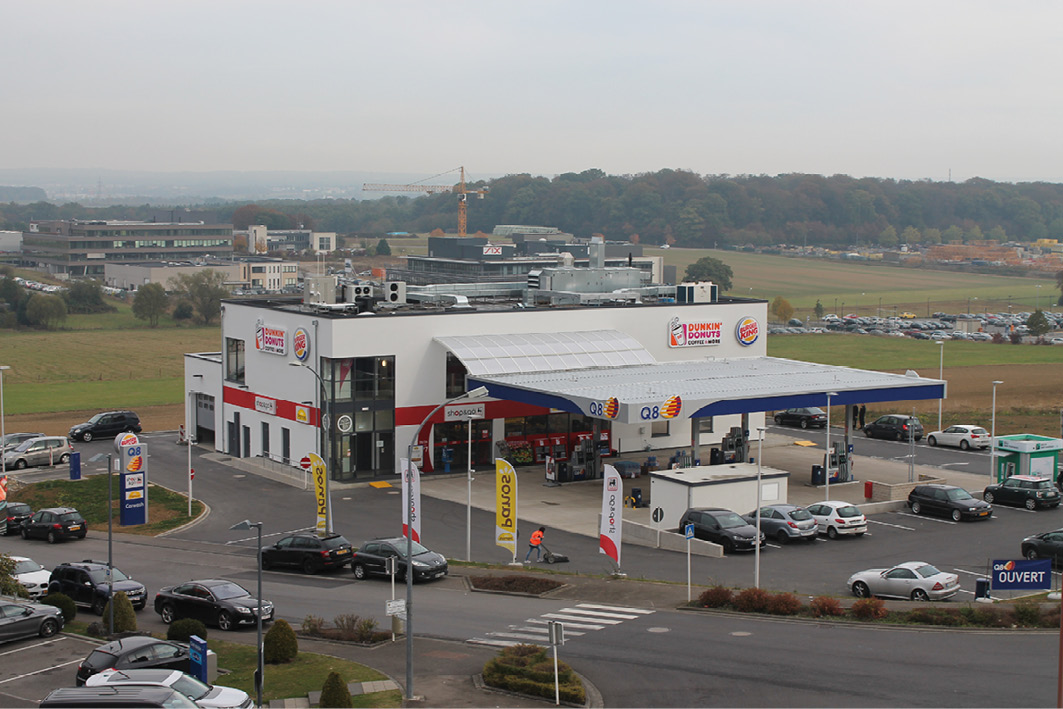 3 Station-Service Q8 à Leudelange – Projet finalisé 3 Station-Service Q8 à Leudelange – Projet finalisé