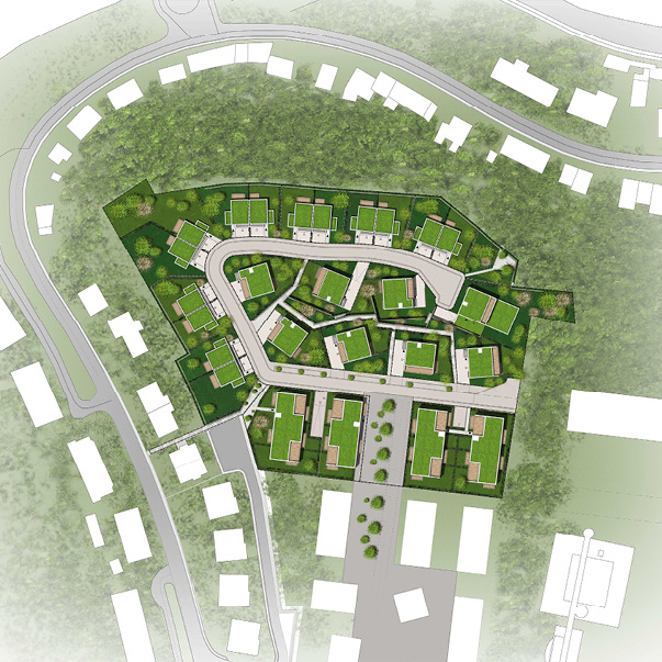 MASTERPLAN à Strassen 3 plan de masse MASTERPLAN à Strassen 3 plan de masse