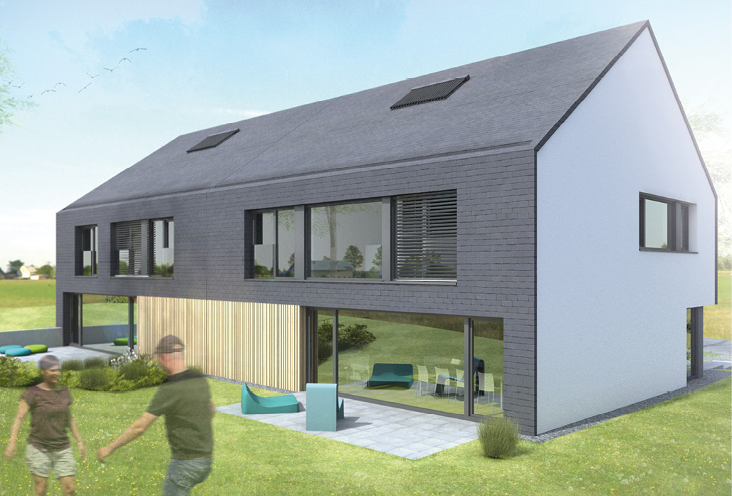 3 Maisons unifamiliales jumelées à Hassel 3 Maisons unifamiliales jumelées à Hassel