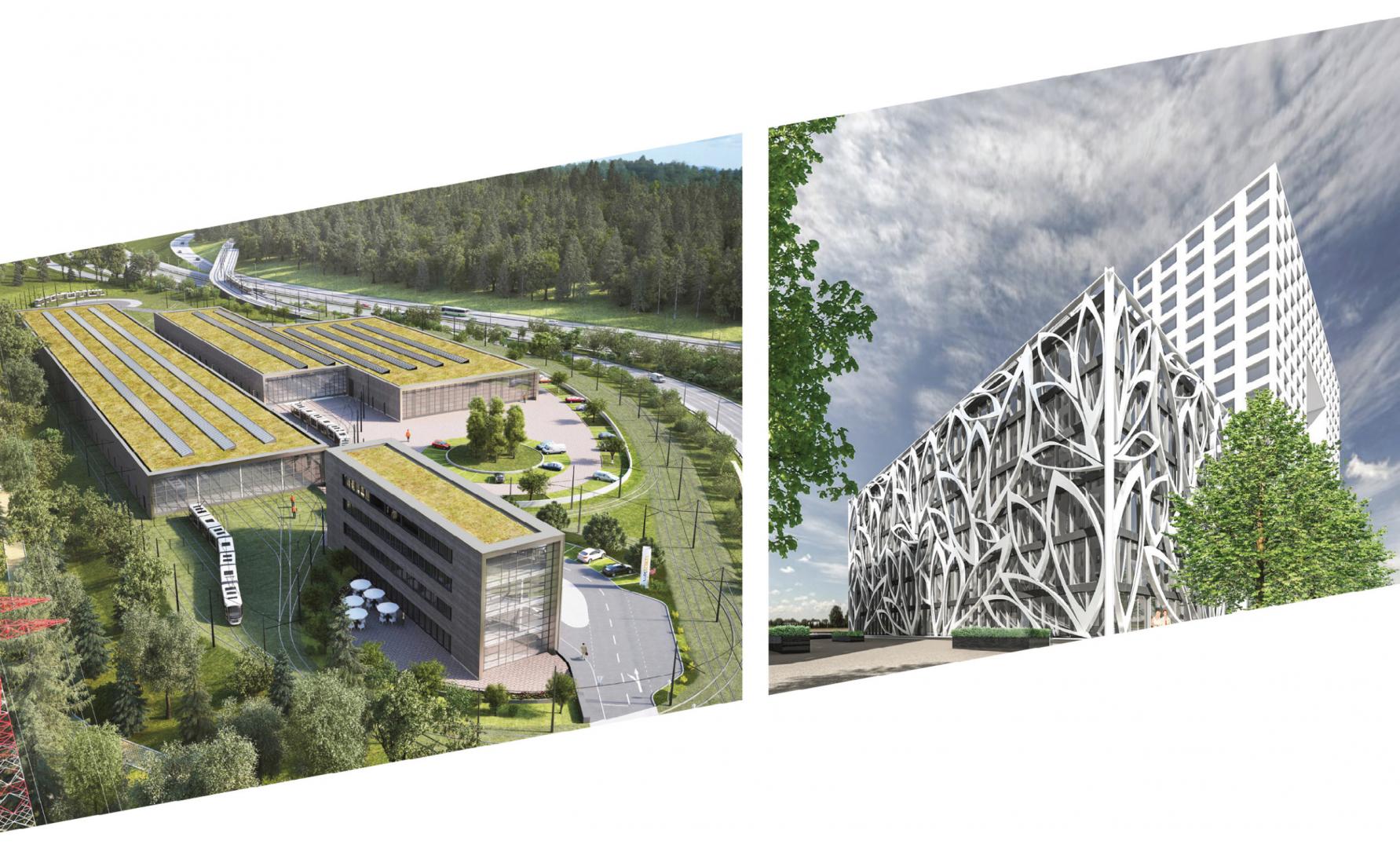 1 CENTRE DE REMISAGE ET DE MAINTENANCE « TRAMSSCHAPP » A LUXEMBOURG-KIRCHBERG Maître d’ouvrage : GIE Luxtram | Architecte : Werkgemeinschaft Karlsruhe IMMEUBLE A BUREAUX AU BAN DE GASPERICH Maître d’ouvrage : Extensa c/o Grossfeld PAP | Architecte : Valentiny hvp 1 CENTRE DE REMISAGE ET DE MAINTENANCE « TRAMSSCHAPP » A LUXEMBOURG-KIRCHBERG Maître d’ouvrage : GIE Luxtram | Architecte : Werkgemeinschaft Karlsruhe IMMEUBLE A BUREAUX AU BAN DE GASPERICH Maître d’ouvrage : Extensa c/o Grossfeld PAP | Architecte : Valentiny hvp