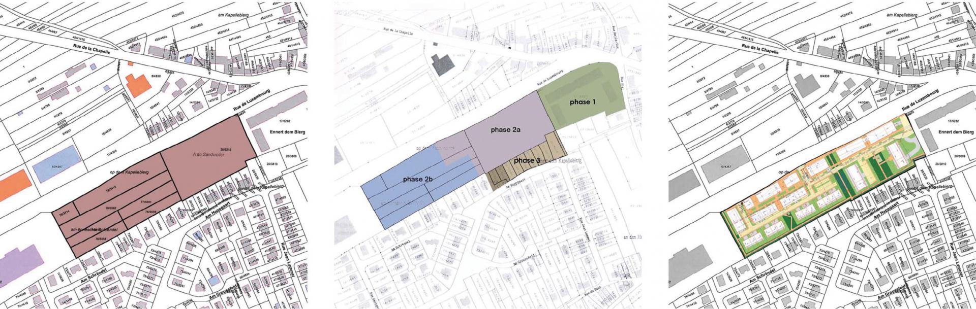 1-3 plan d’aménagement particulier «Am Schrendel» à Sandweiler en associaton avec TEISEN-GIESLER architectes 1-3 plan d’aménagement particulier «Am Schrendel» à Sandweiler en associaton avec TEISEN-GIESLER architectes
