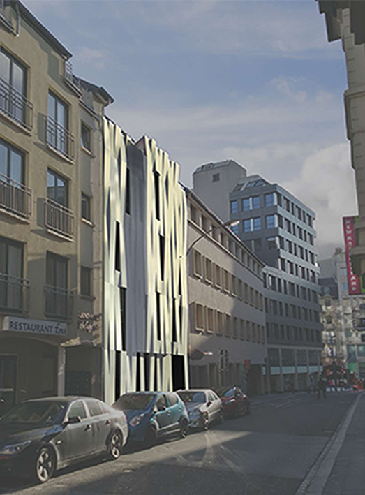 1 projet d’hôtel rue Fort Neipperg à Luxembourg 1 projet d’hôtel rue Fort Neipperg à Luxembourg