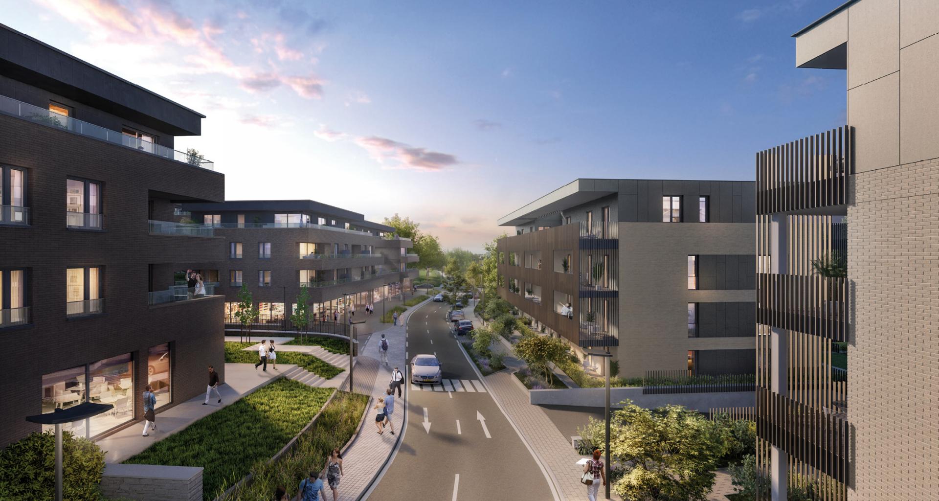 1 lotissement «les allées vertes» à Bertrange en collaboration avec FabeckArchitectes 1 lotissement «les allées vertes» à Bertrange en collaboration avec FabeckArchitectes