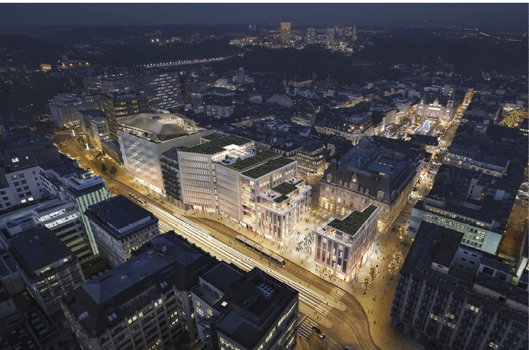 2 Royal Hamilius à Luxembourg-Ville Architecte : Tetra Kayser Associés S.A. Copyright : Architectes Foster + Partners et Tetra Kayser – Une réalisation de Codic 2 Royal Hamilius à Luxembourg-Ville Architecte : Tetra Kayser Associés S.A. Copyright : Architectes Foster + Partners et Tetra Kayser – Une réalisation de Codic